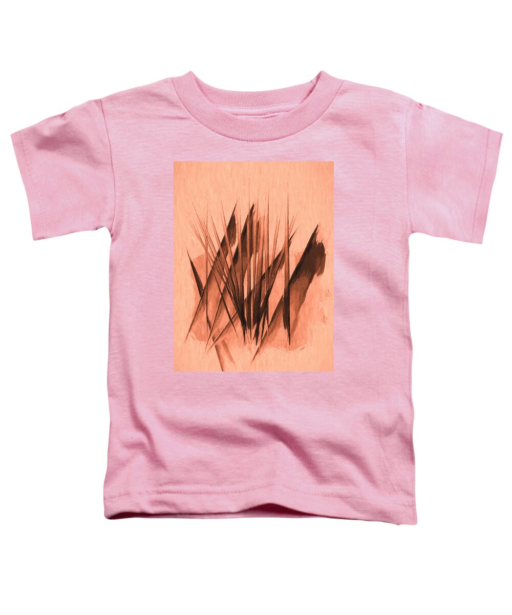Abstract Toddler T-Shirt featuring the painting Sounds of Spring by Bob Orsillo