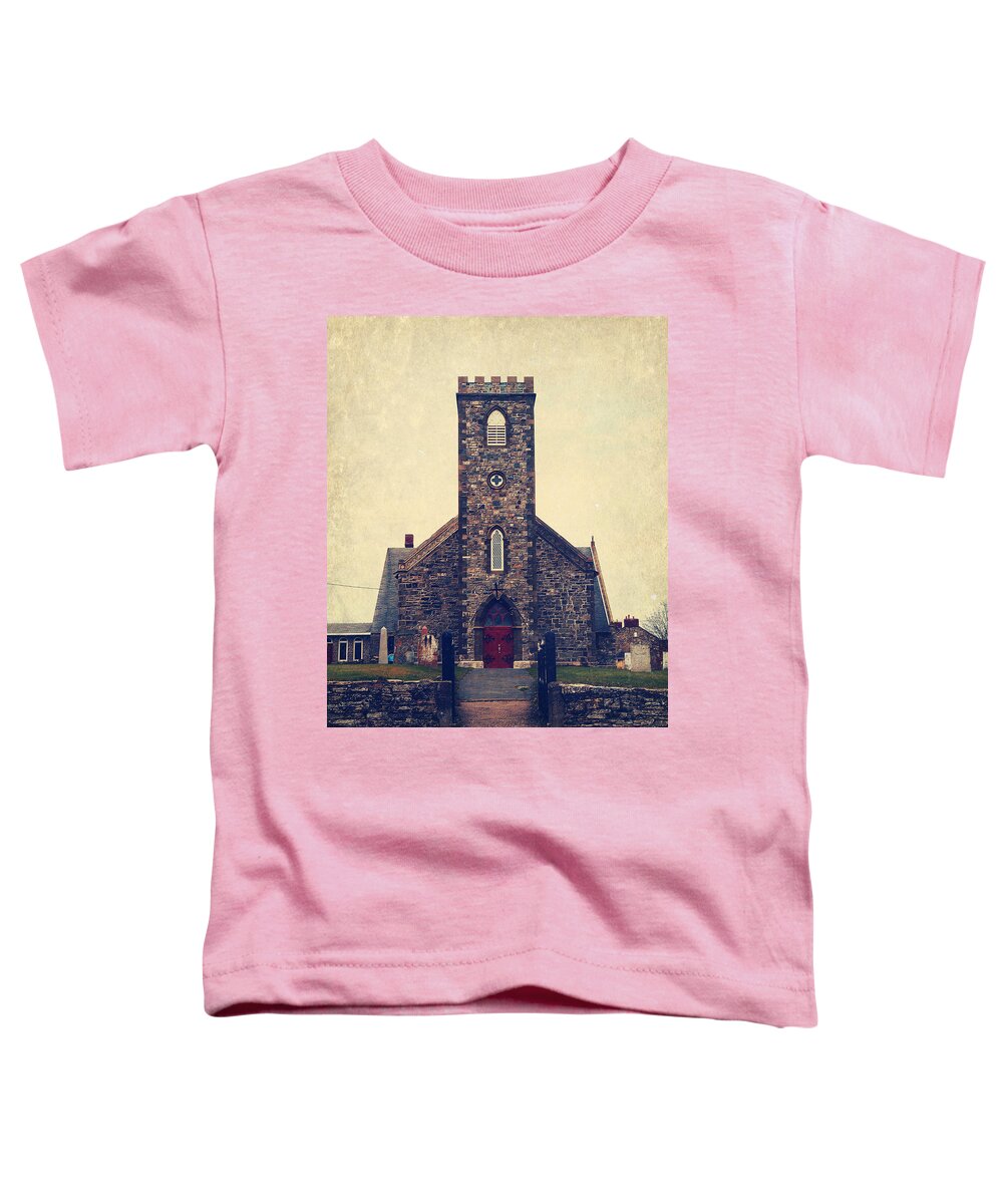 St Paul's Toddler T-Shirt featuring the photograph St. Paul's Anglican Church by Zinvolle Art