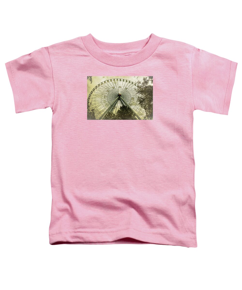 Joan Carroll Toddler T-Shirt featuring the photograph Texas Star Old Fashioned Fun by Joan Carroll