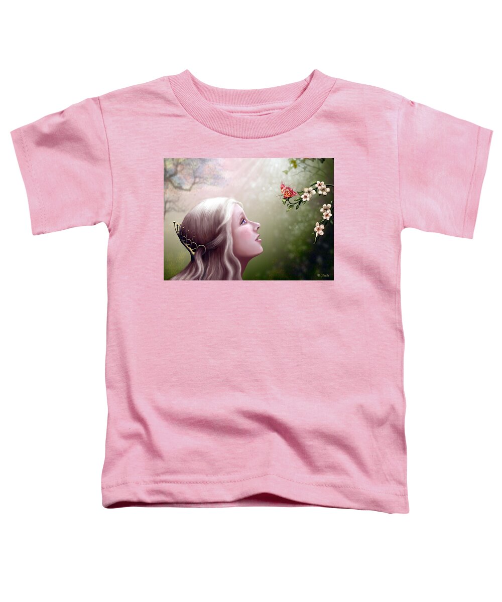 Woman Toddler T-Shirt featuring the digital art The gift by Britta Glodde