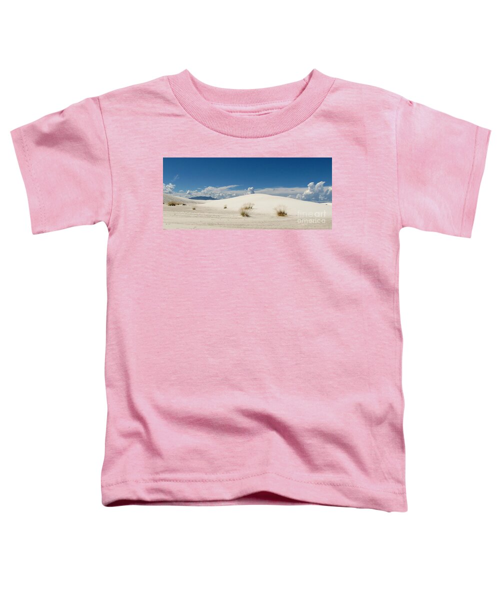 White Sands Toddler T-Shirt featuring the photograph White Sands Landscape by Marilyn Smith