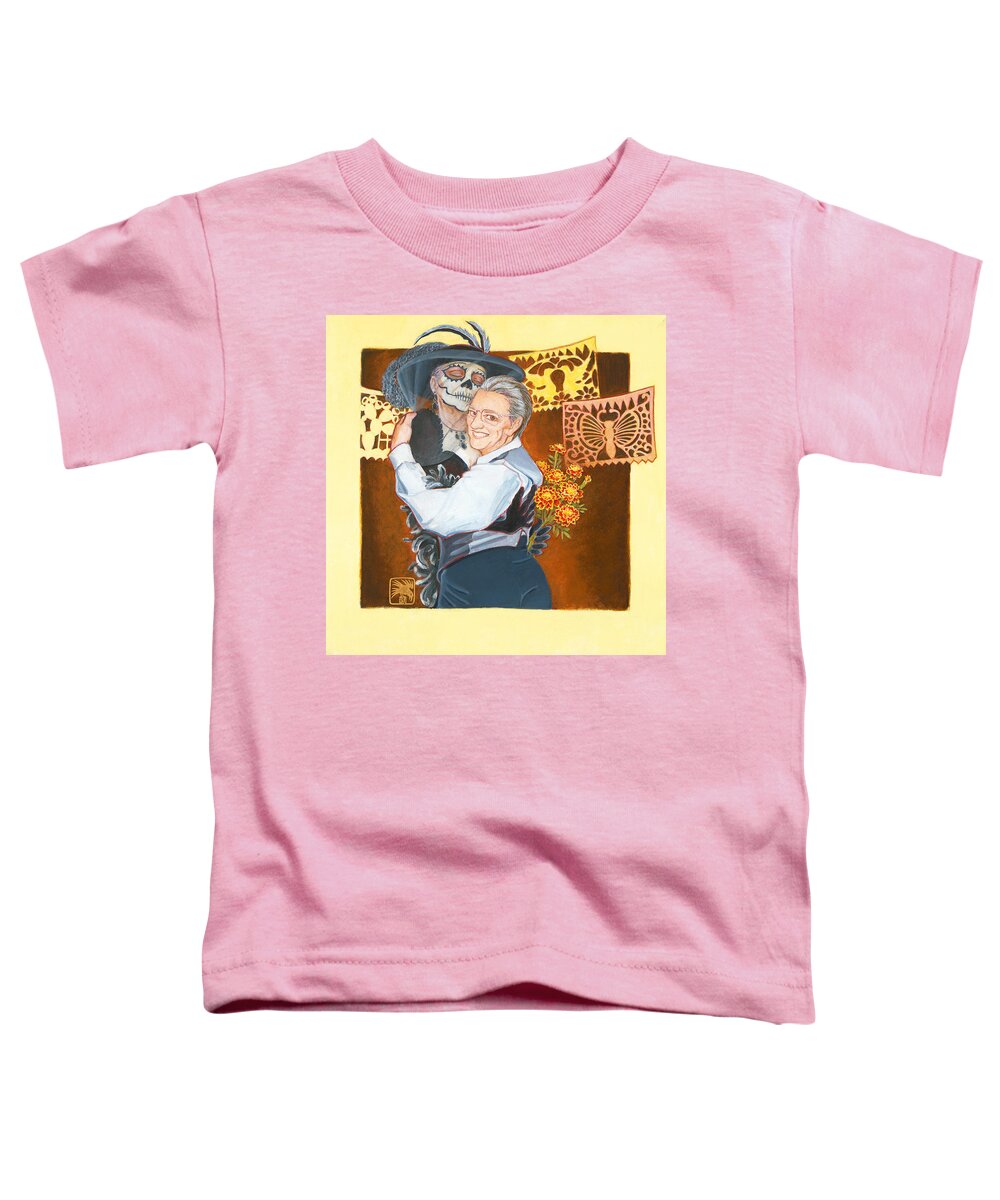 Art Scanning Toddler T-Shirt featuring the painting Widow's Waltz 1 by Ruth Hooper