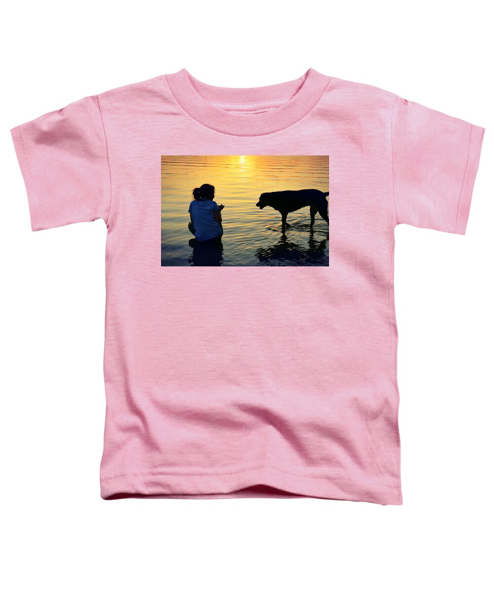 Laura Fasulo Toddler T-Shirt featuring the photograph You And Me #1 by Laura Fasulo