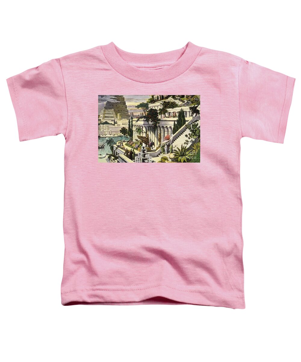 Ancient History Toddler T-Shirt featuring the photograph Hanging Gardens of Babylon by Photo Researchers