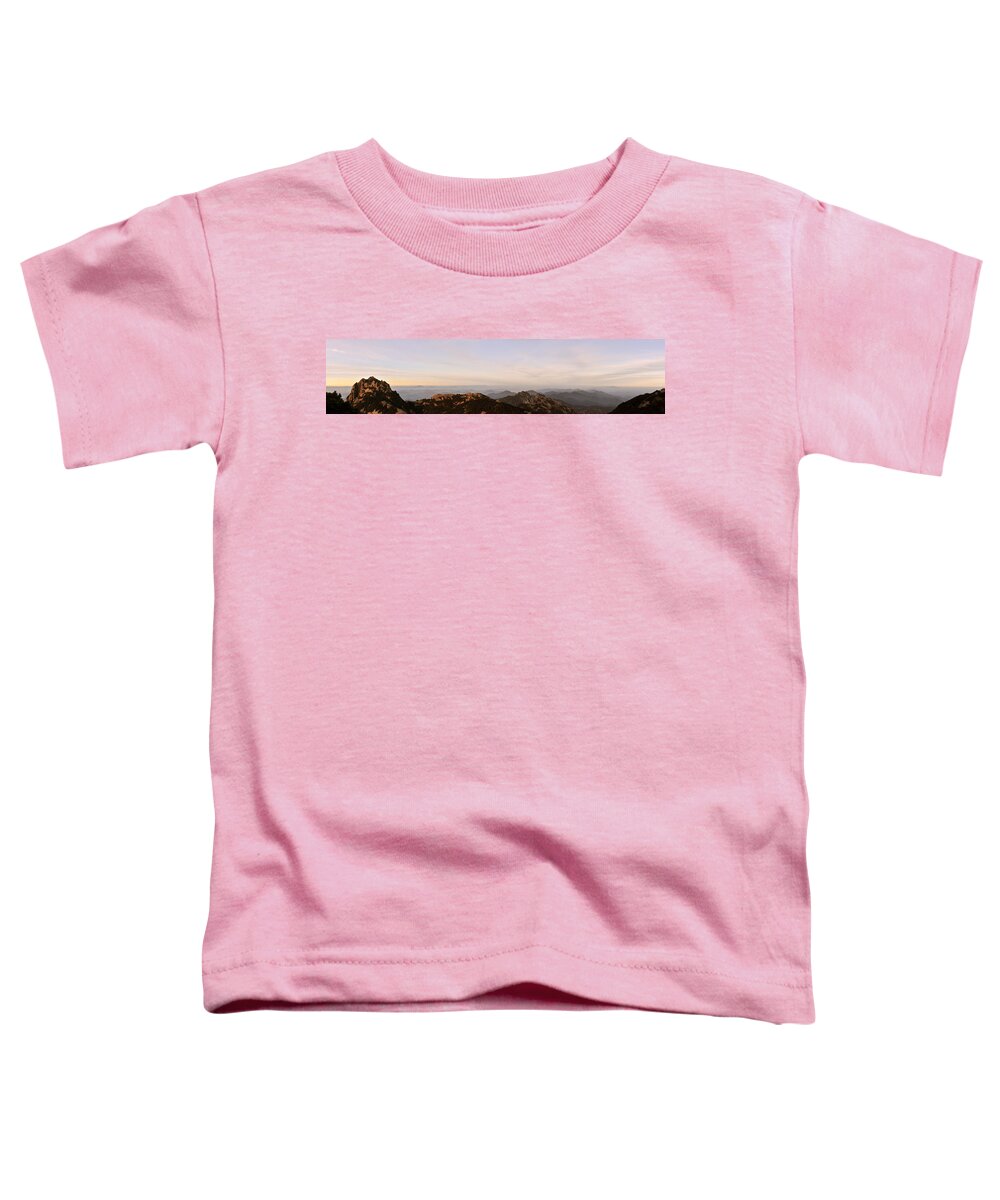 China Toddler T-Shirt featuring the photograph Huangshan Sunrise Panorama 2 by Jason Chu