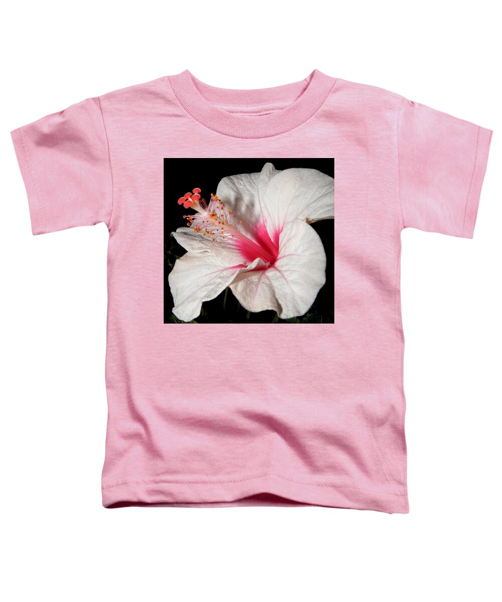 Hibiscus Toddler T-Shirt featuring the photograph In All Its Glory by Kim Galluzzo