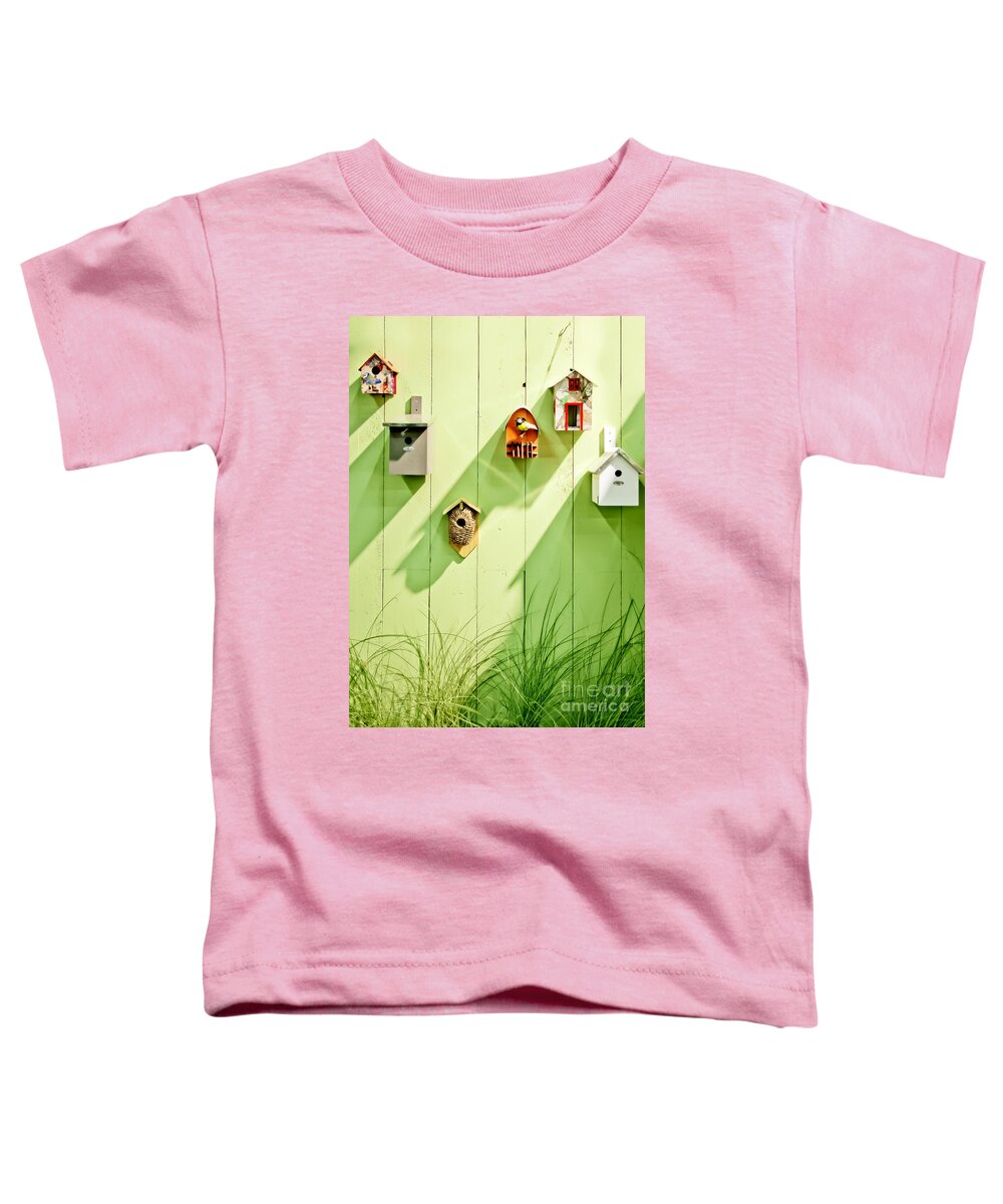 Spring Toddler T-Shirt featuring the photograph Spring Wooden Wall by Ariadna De Raadt