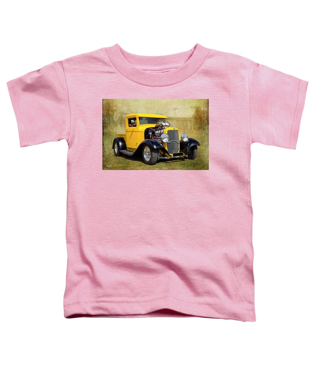 Truck Toddler T-Shirt featuring the photograph 32 Pickup #1 by Keith Hawley