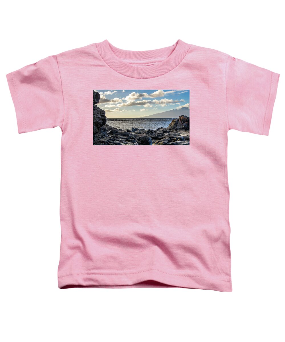 Hawaii Toddler T-Shirt featuring the photograph Among the Rocks #1 by Will Wagner