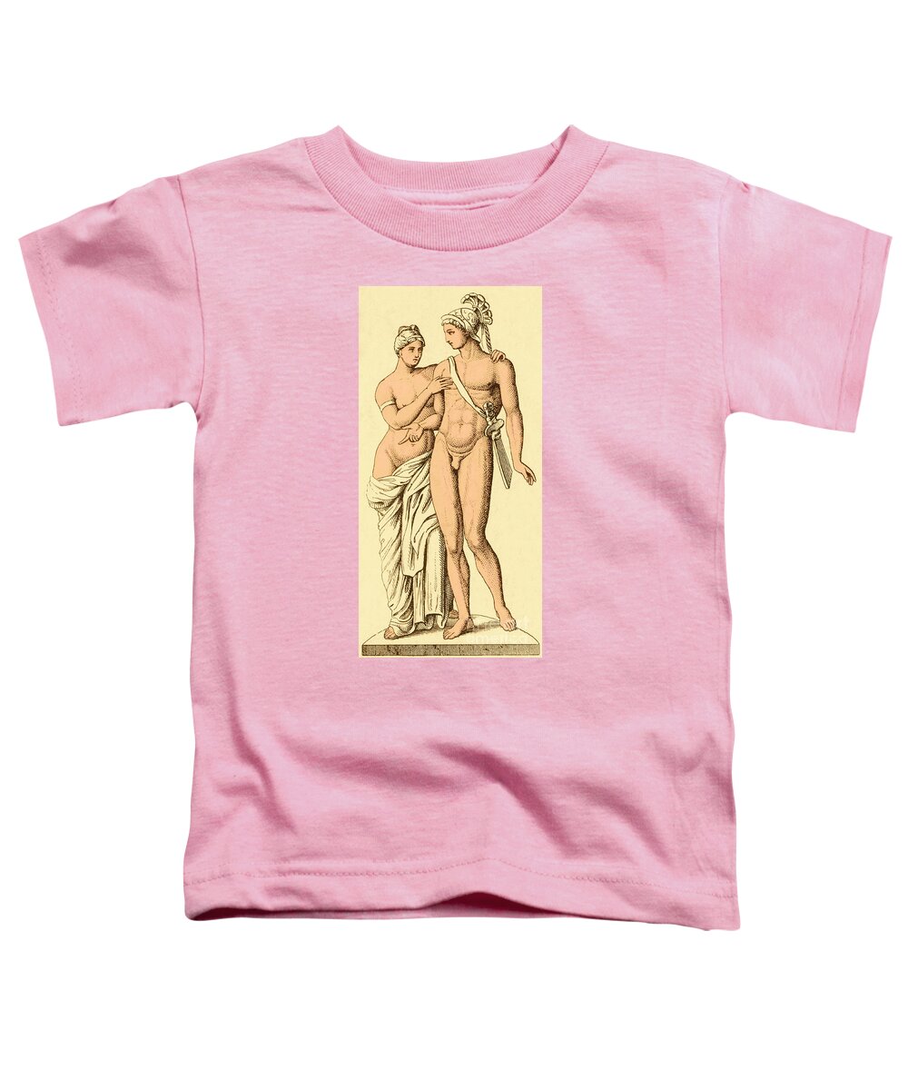 History Toddler T-Shirt featuring the photograph Aphrodite And Ares, Greek Olympians #1 by Photo Researchers