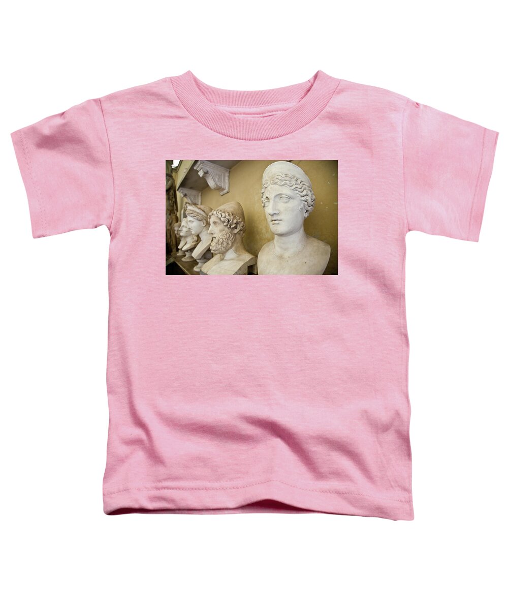 Art Toddler T-Shirt featuring the photograph Art collection detail in Rome, Italy #1 by Paolo Modena
