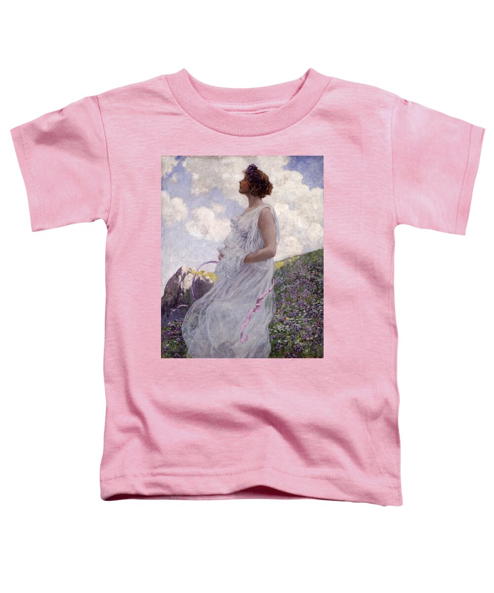 George Hitchcock Toddler T-Shirt featuring the painting Calypso #1 by George Hitchcock