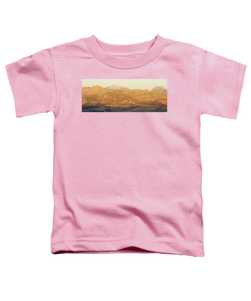 Ronda Toddler T-Shirt featuring the photograph Golden Light in Andalusia #2 by Stephen Taylor