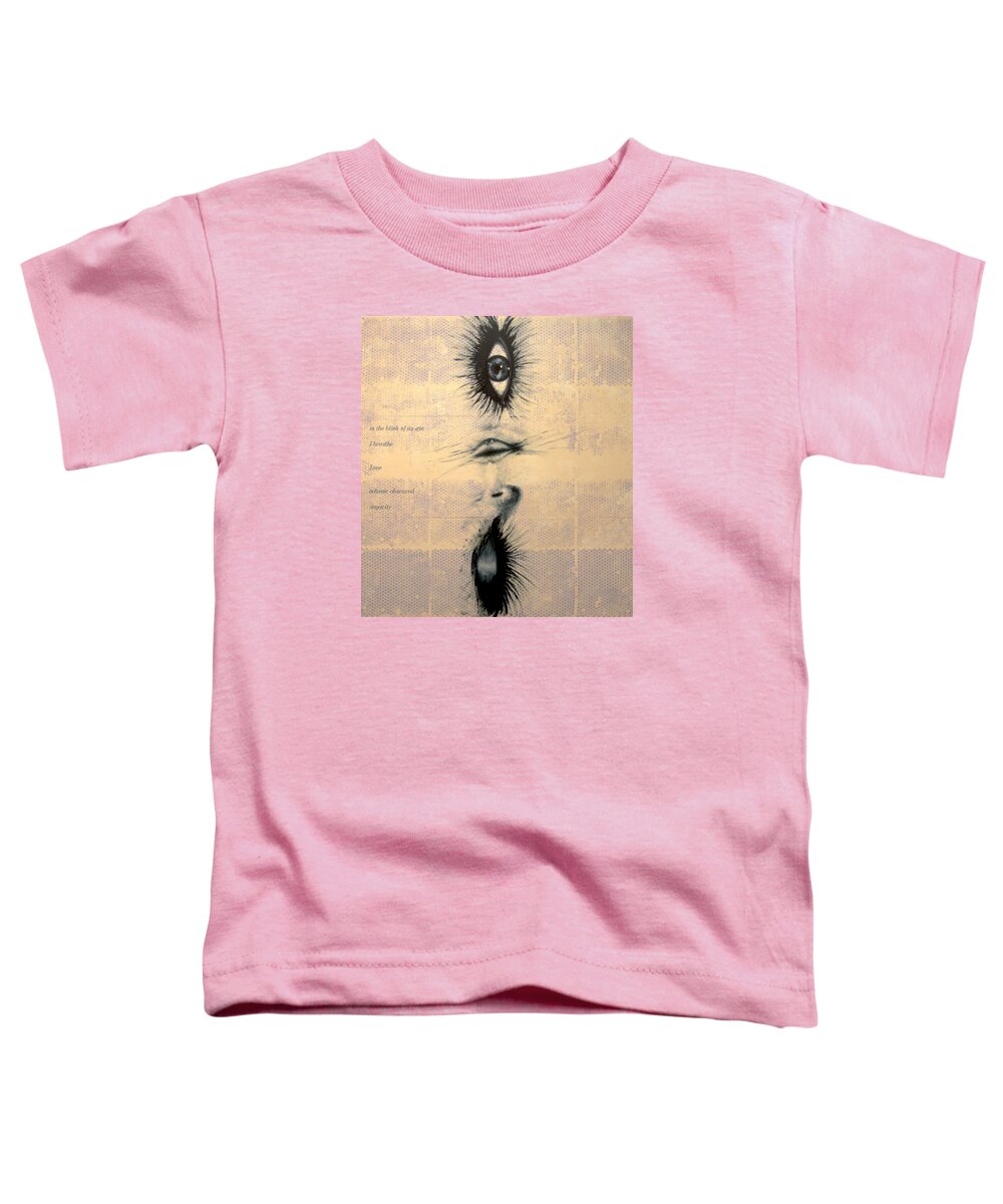 Blink Toddler T-Shirt featuring the painting In The Blink Of An Eye #1 by Ingrid Van Amsterdam