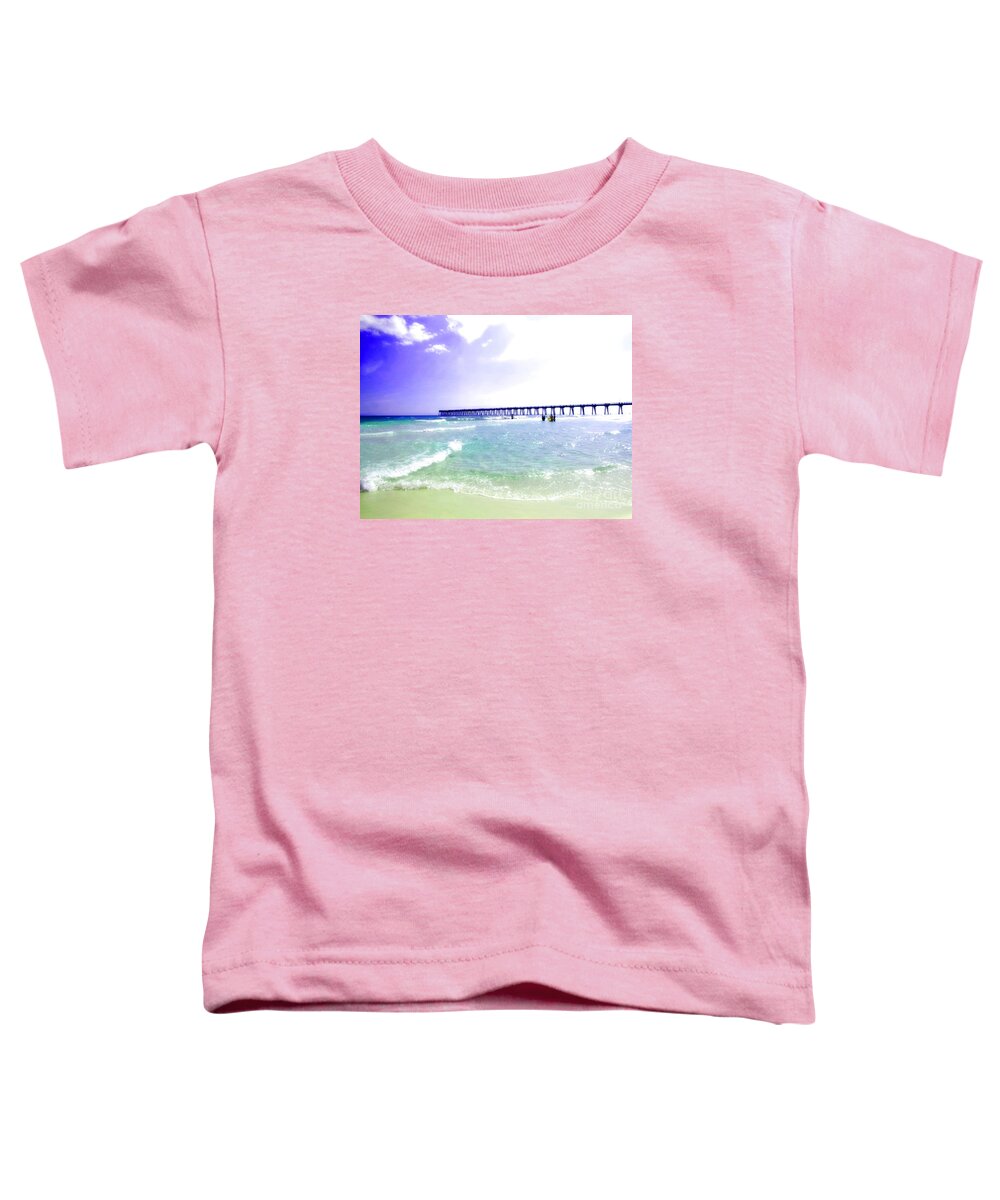 Navarre Toddler T-Shirt featuring the photograph Navarre Beach Florida #2 by James and Donna Daugherty