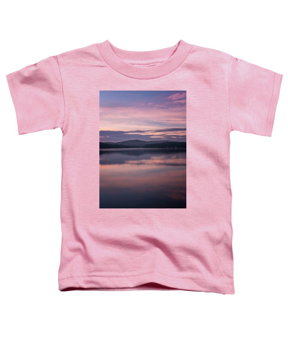 Spofford Lake New Hampshire Toddler T-Shirt featuring the photograph Spofford Lake Sunrise by Tom Singleton