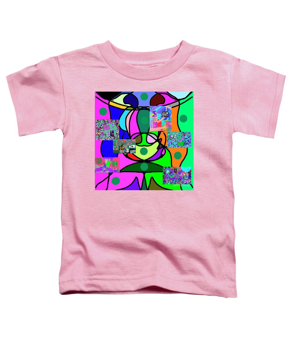 Walter Paul Bebirian Toddler T-Shirt featuring the digital art 11-25-2015eabcd by Walter Paul Bebirian