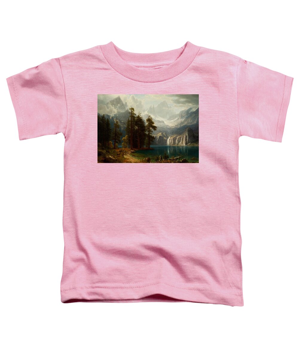 Sierra Nevada Toddler T-Shirt featuring the painting Sierra Nevada #2 by MotionAge Designs