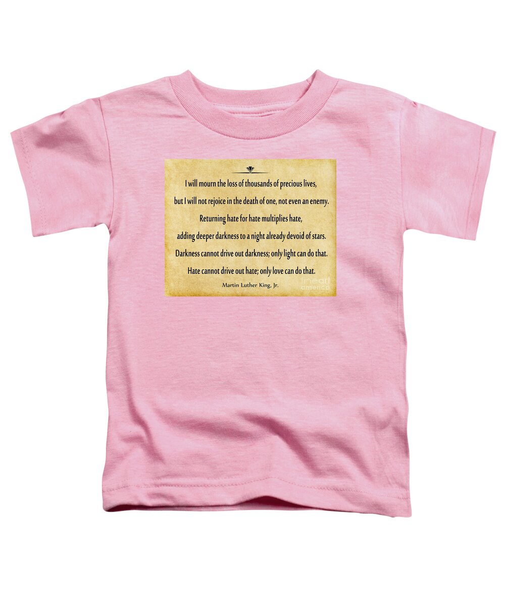 Martin Luther King Jr. Toddler T-Shirt featuring the photograph 239- Martin Luther King Jr. by Joseph Keane