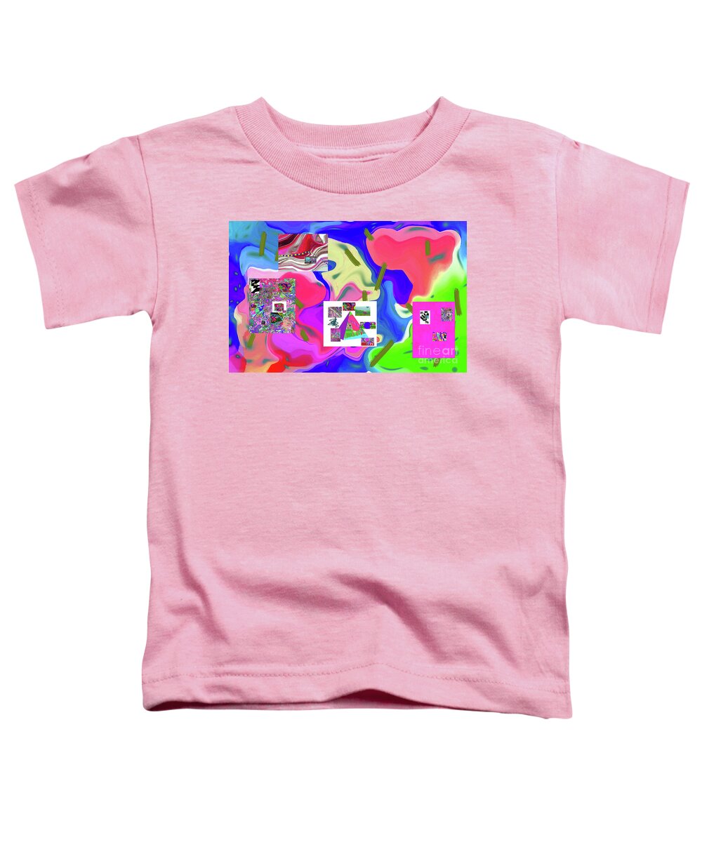 Walter Paul Bebirian Toddler T-Shirt featuring the digital art 6-19-2015dabcdefghijklmnopqrtuvwxyzabcdefghij by Walter Paul Bebirian