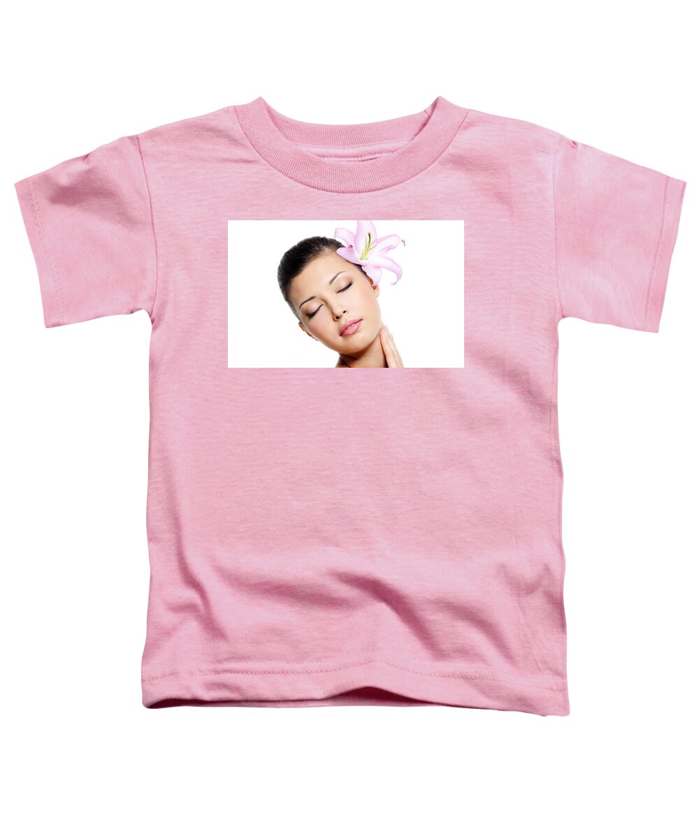 Model Toddler T-Shirt featuring the photograph Model #61 by Jackie Russo