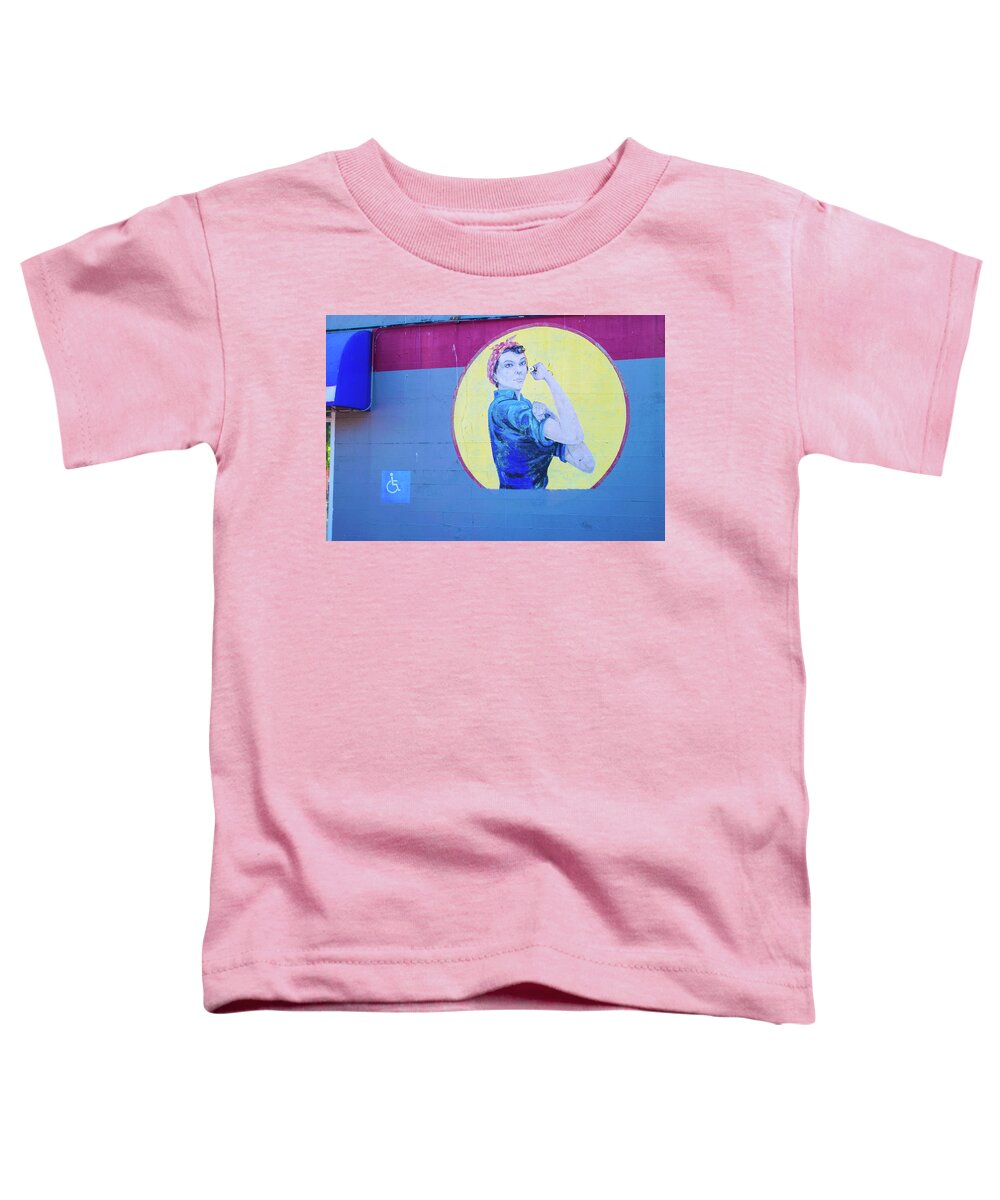 Strength Toddler T-Shirt featuring the photograph A Real Wonder Woman by Tom Cochran