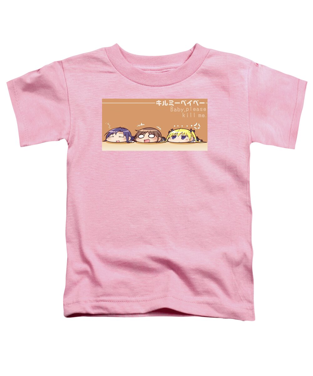 Anime Toddler T-Shirt featuring the digital art Anime by Maye Loeser