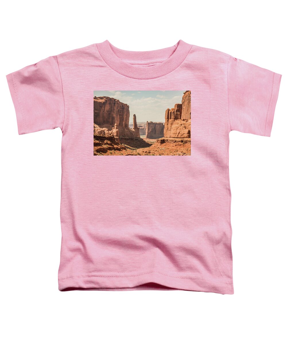  Toddler T-Shirt featuring the photograph Arches National Park, Moab, UT by Wendy Carrington