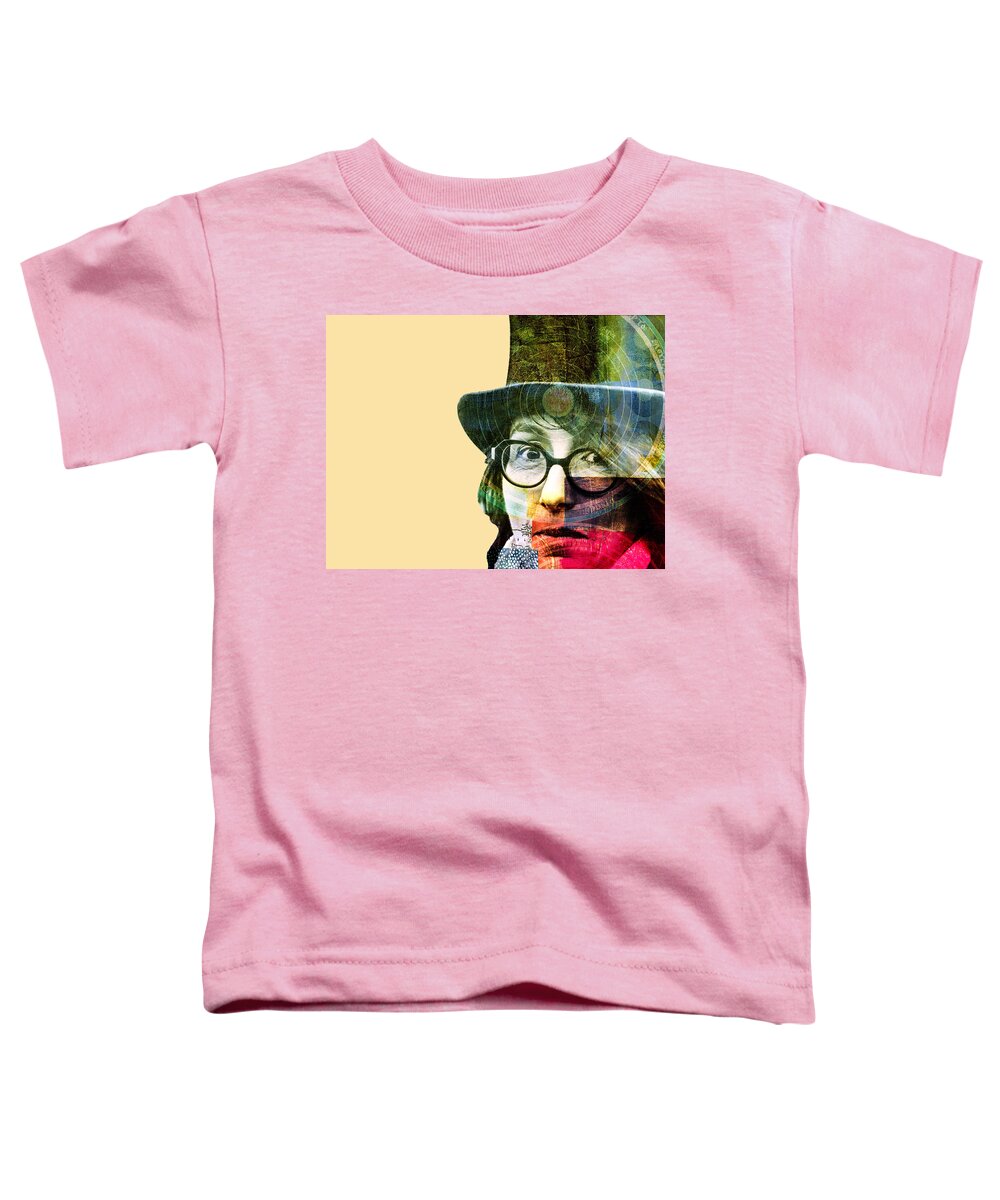 Astrologer Toddler T-Shirt featuring the mixed media Astrologer by Dominic Piperata