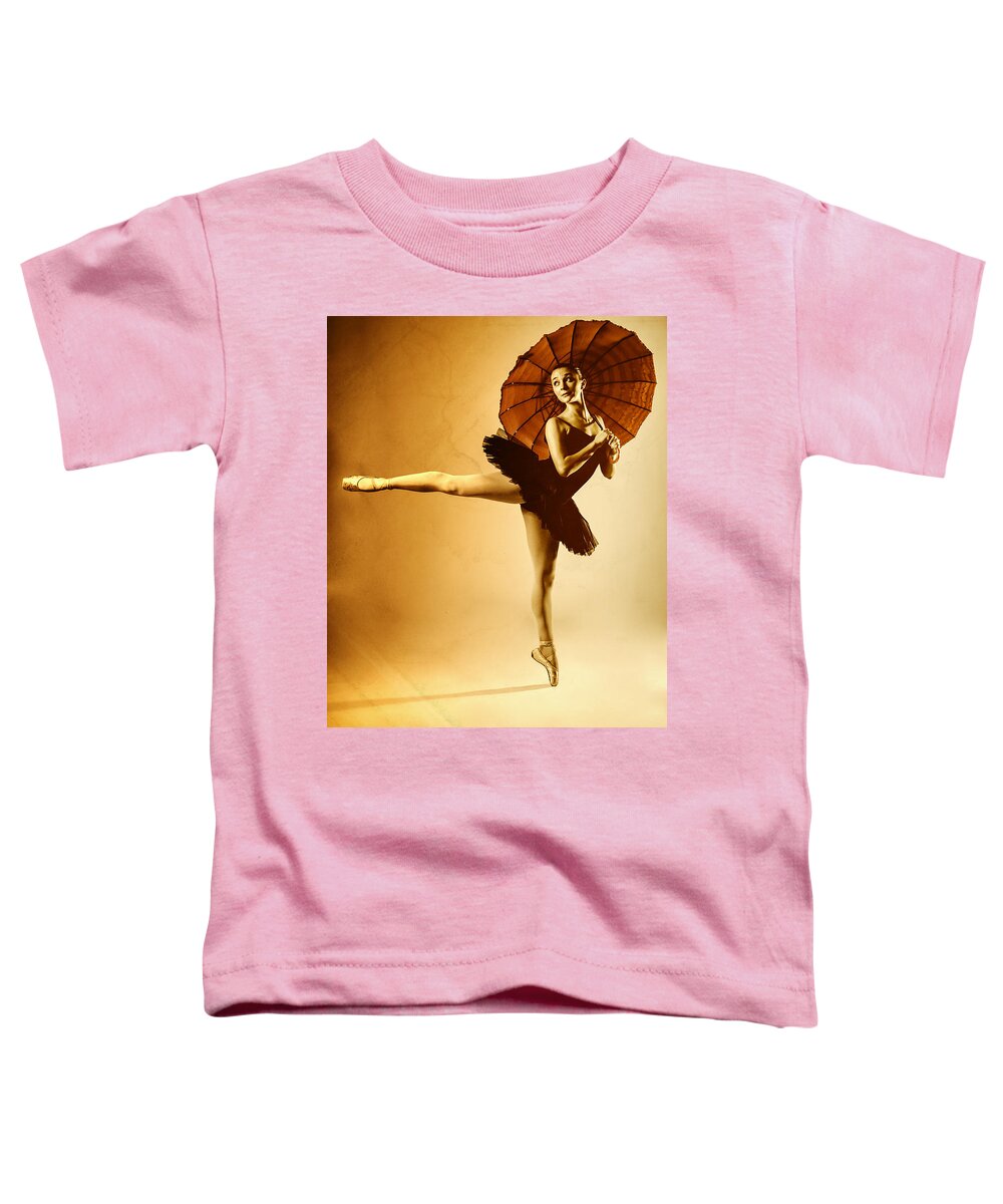 Dance Toddler T-Shirt featuring the photograph Audrey Would 4 by Monte Arnold