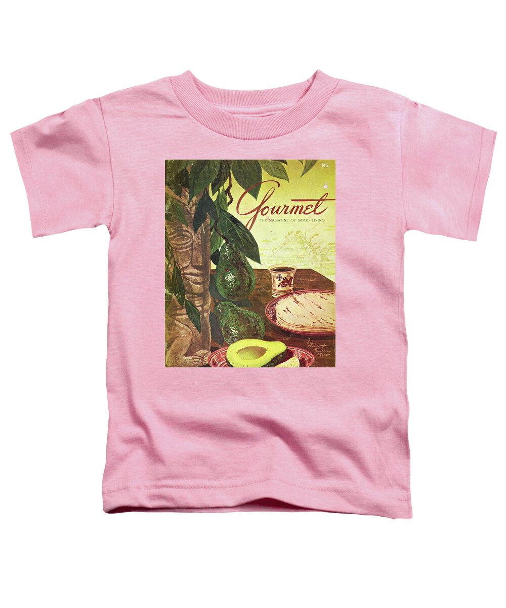 Food Toddler T-Shirt featuring the photograph Avocado And Tortillas by Henry Stahlhut