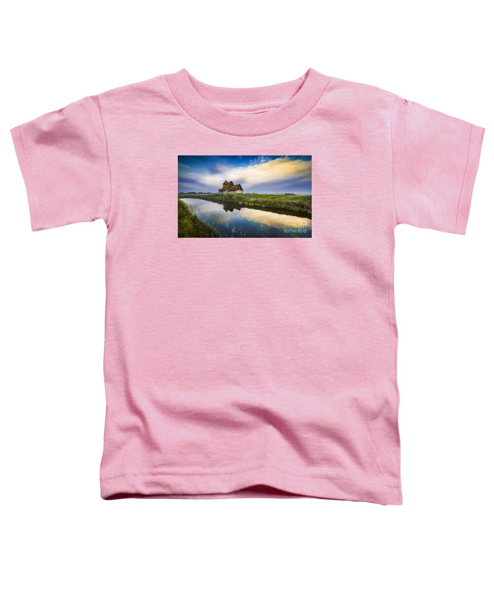 Air Toddler T-Shirt featuring the photograph Beautiful Little Church by Svetlana Sewell