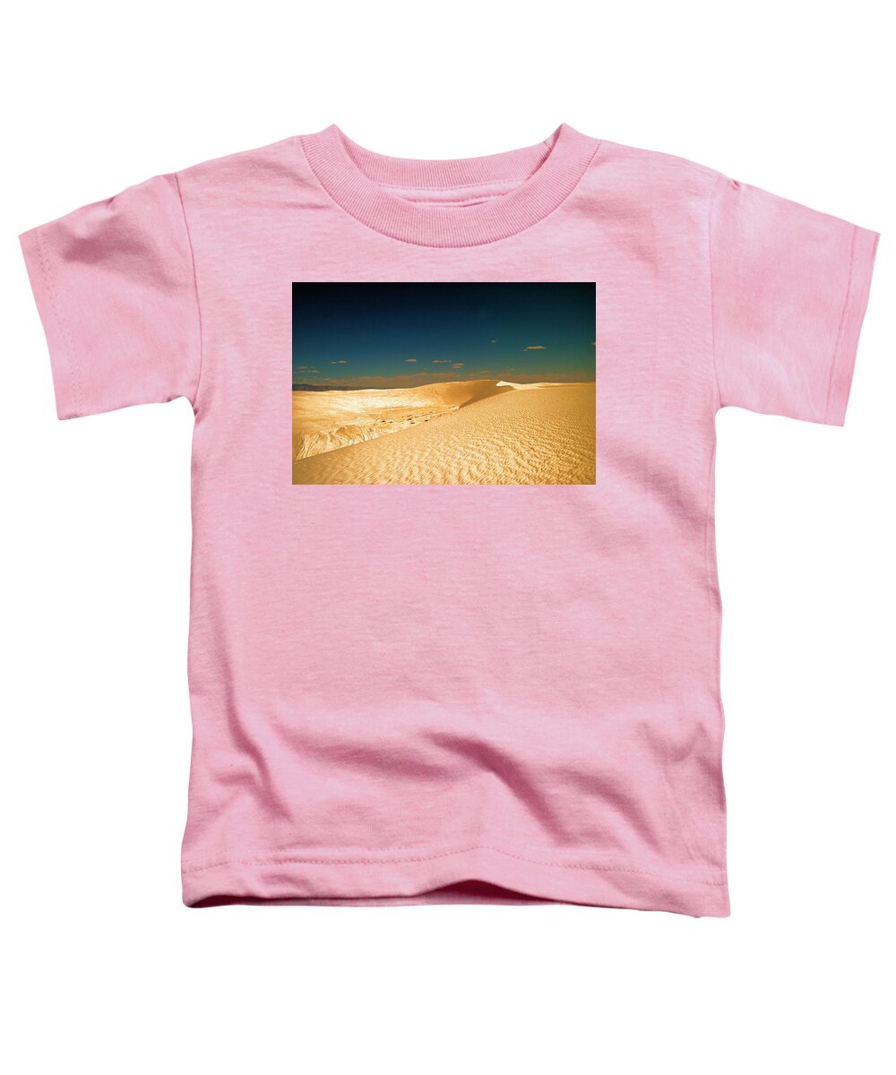 White Sands Toddler T-Shirt featuring the photograph Beauty of White Sands by Jeff Swan