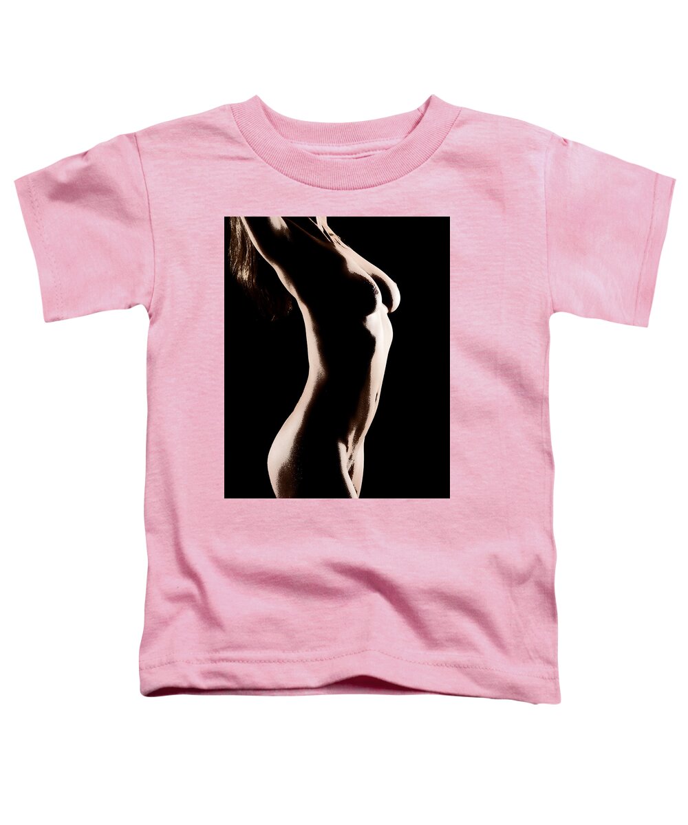 Nude Toddler T-Shirt featuring the photograph Bodyscape 542 by Michael Fryd