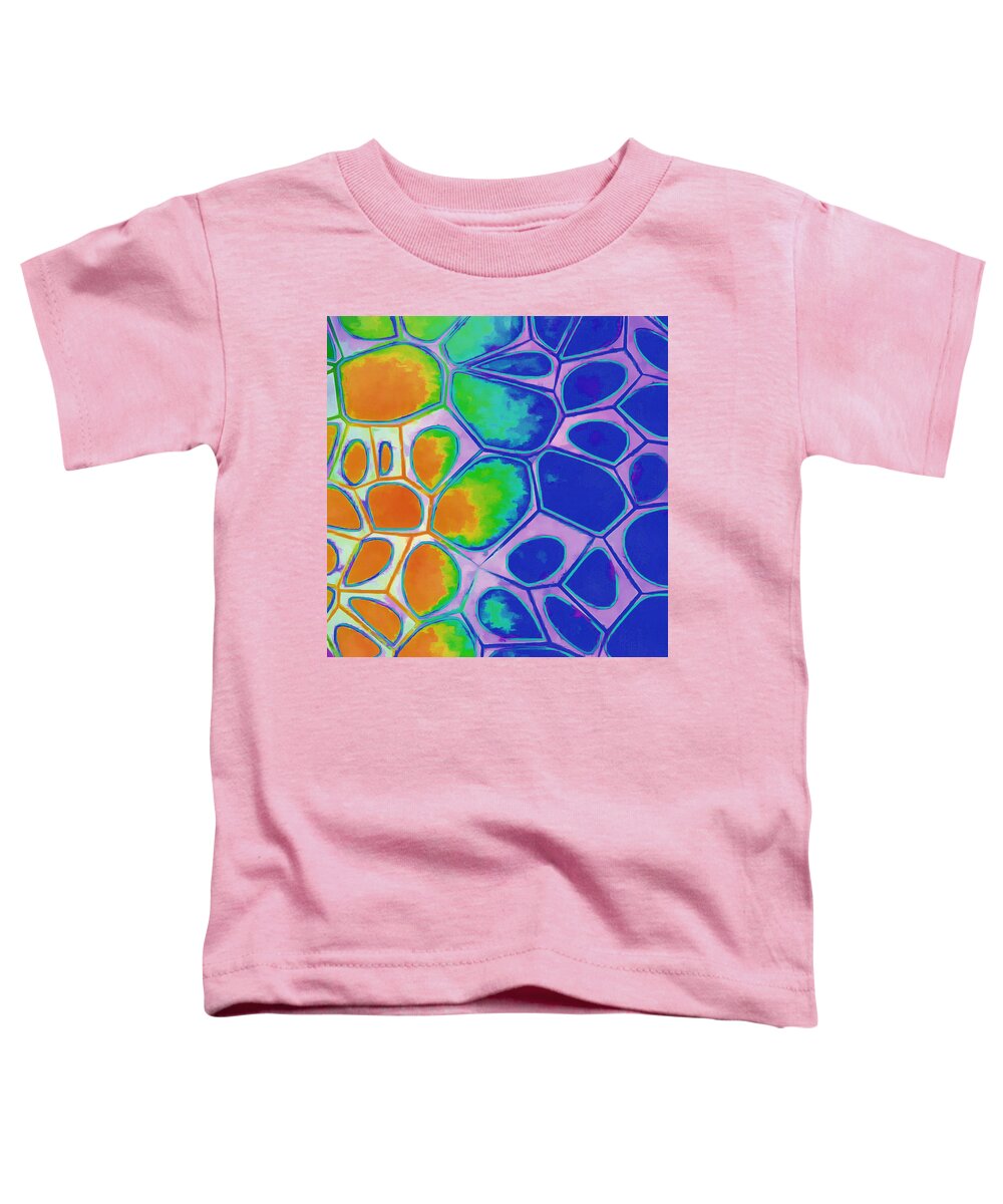 Painting Toddler T-Shirt featuring the painting Cell Abstract 2 by Edward Fielding