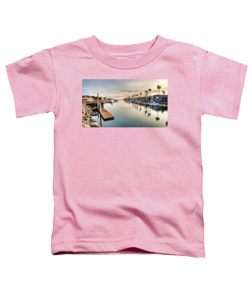  Toddler T-Shirt featuring the photograph Channel Island Marina by Wendell Ward