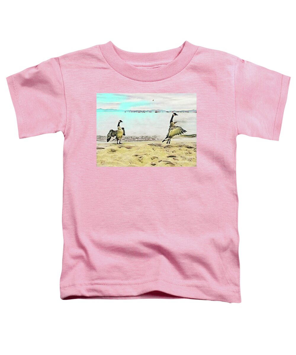 Joe Lach Toddler T-Shirt featuring the digital art Communication by Joe Lach
