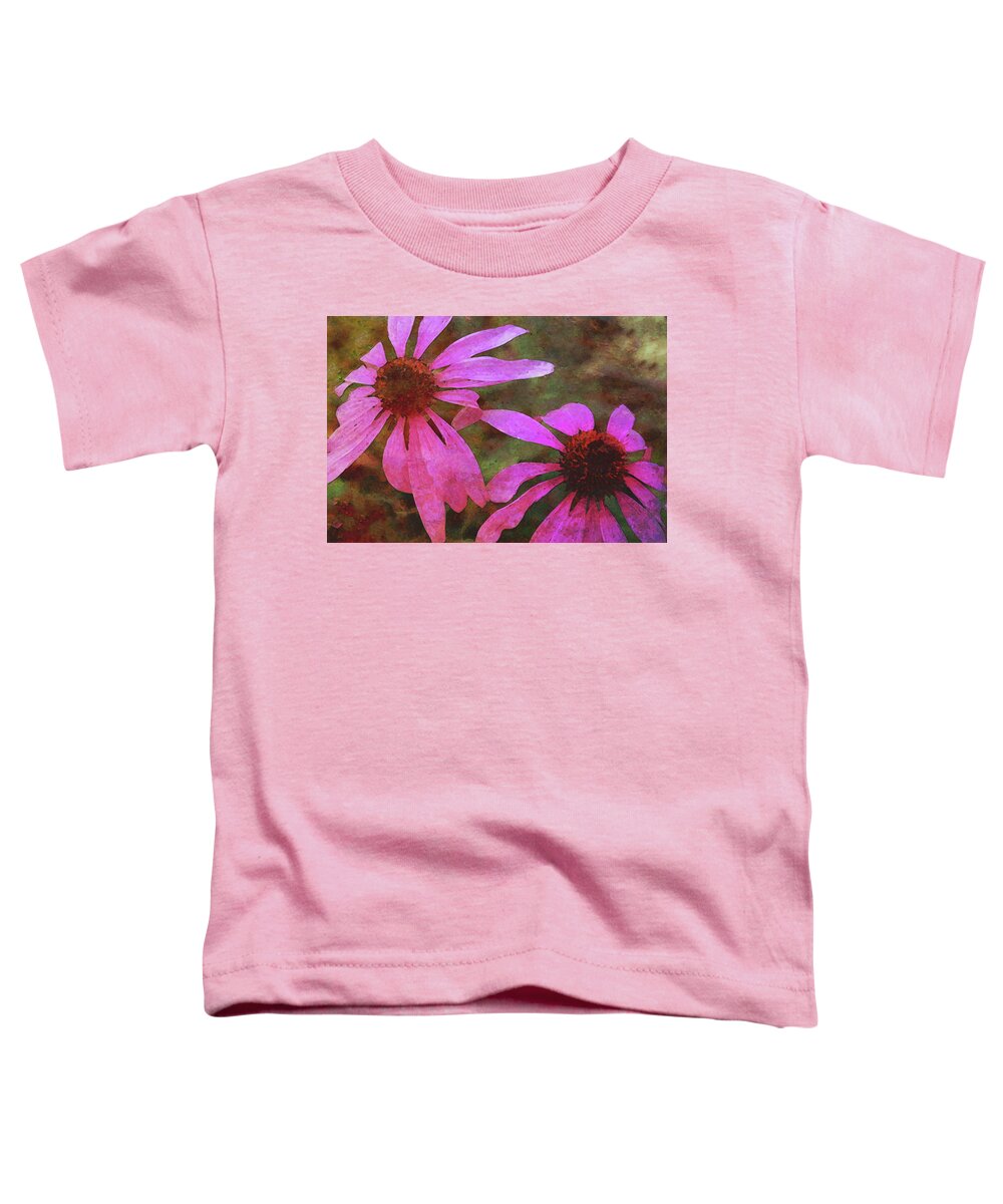 Coneflowers Toddler T-Shirt featuring the photograph Coneflowers 6112 DP_2 by Steven Ward