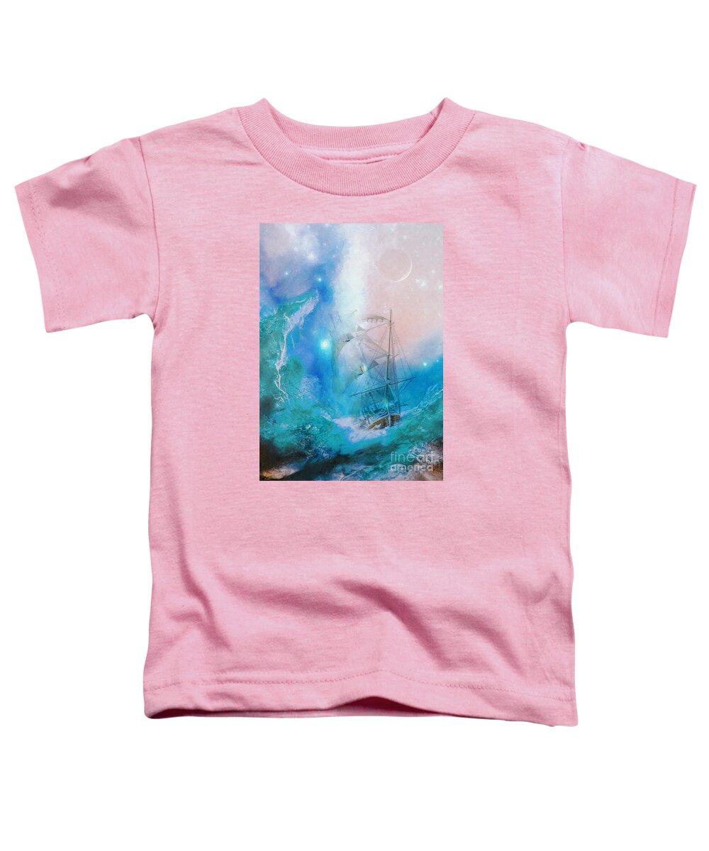 Conqueror Toddler T-Shirt featuring the mixed media Conqueror by Olga Hamilton