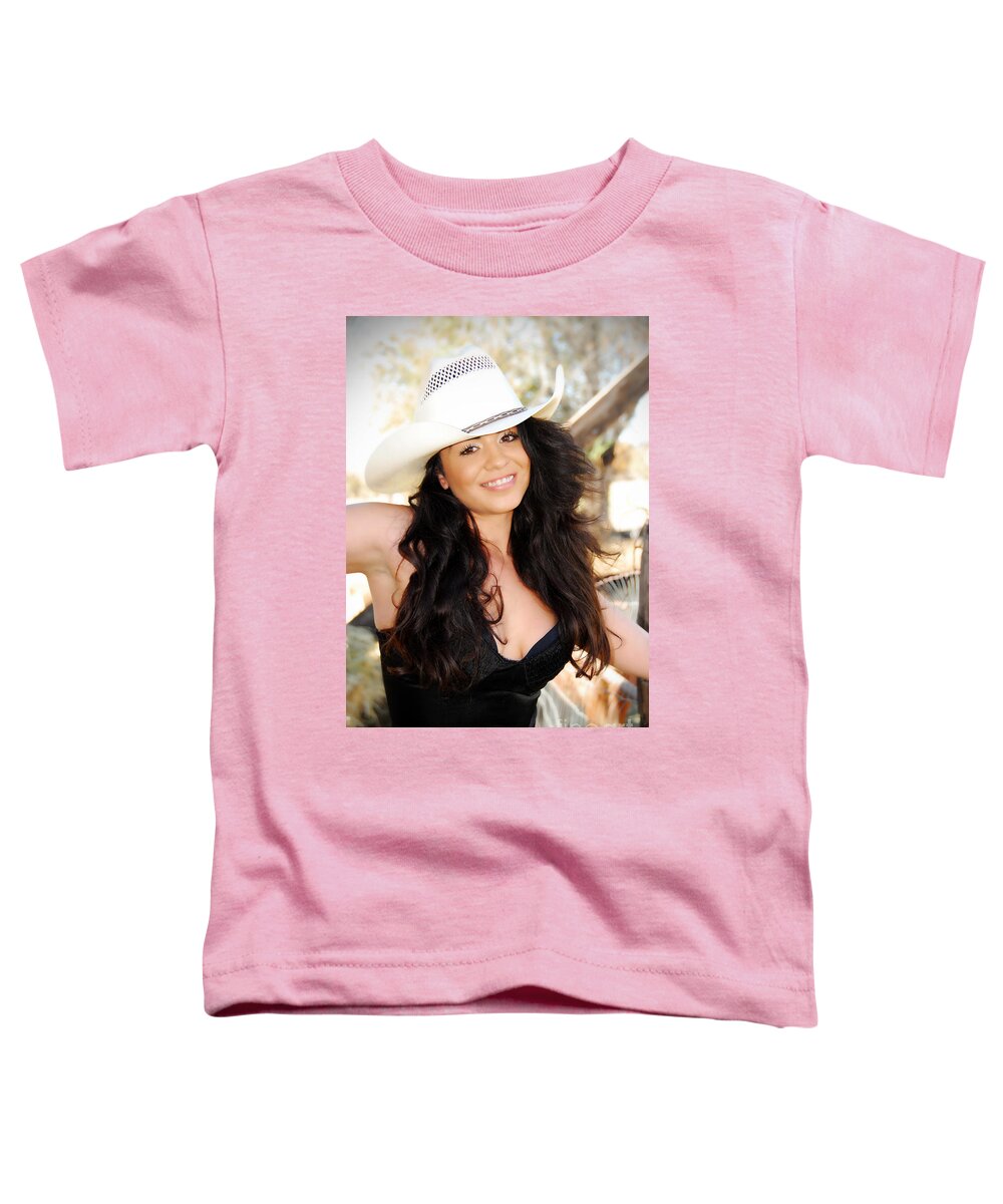 Glamour Photographs Toddler T-Shirt featuring the photograph Day at the Ranch by Robert WK Clark