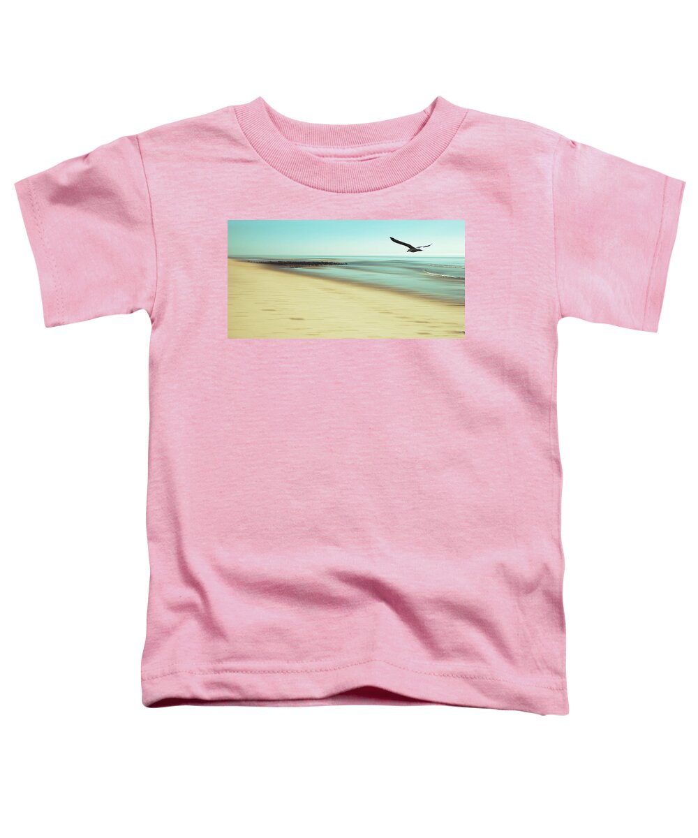 Seagull Toddler T-Shirt featuring the photograph Desire by Hannes Cmarits