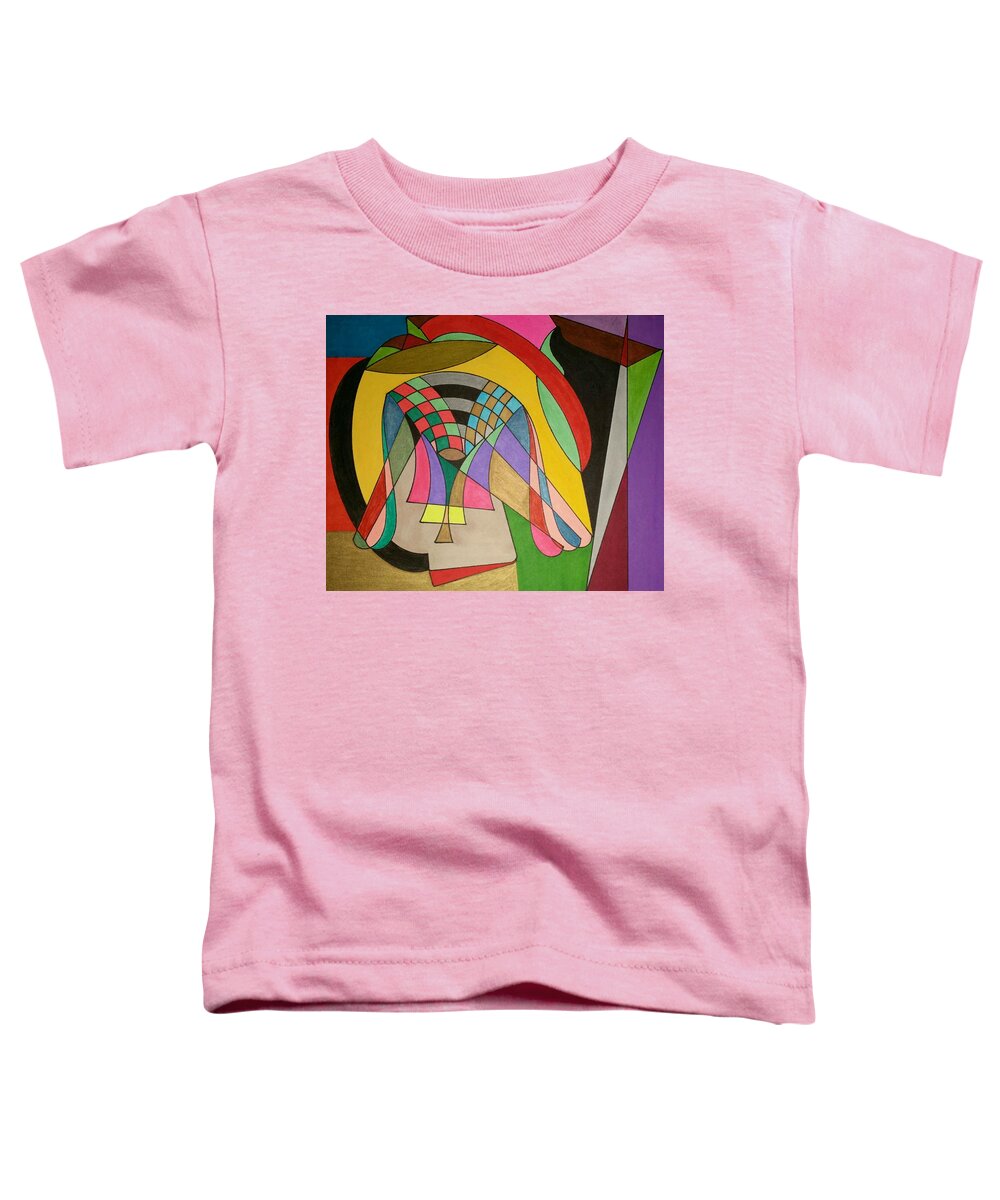 Geo - Organic Art Toddler T-Shirt featuring the painting Dream 333 by S S-ray