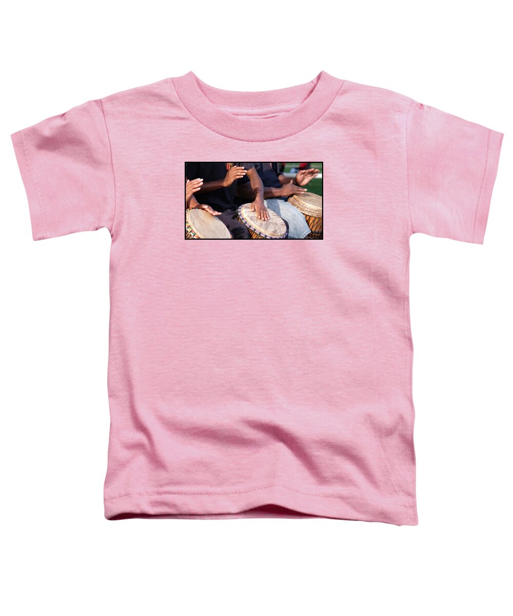 African American Toddler T-Shirt featuring the photograph Drum Rhythm by Al Harden