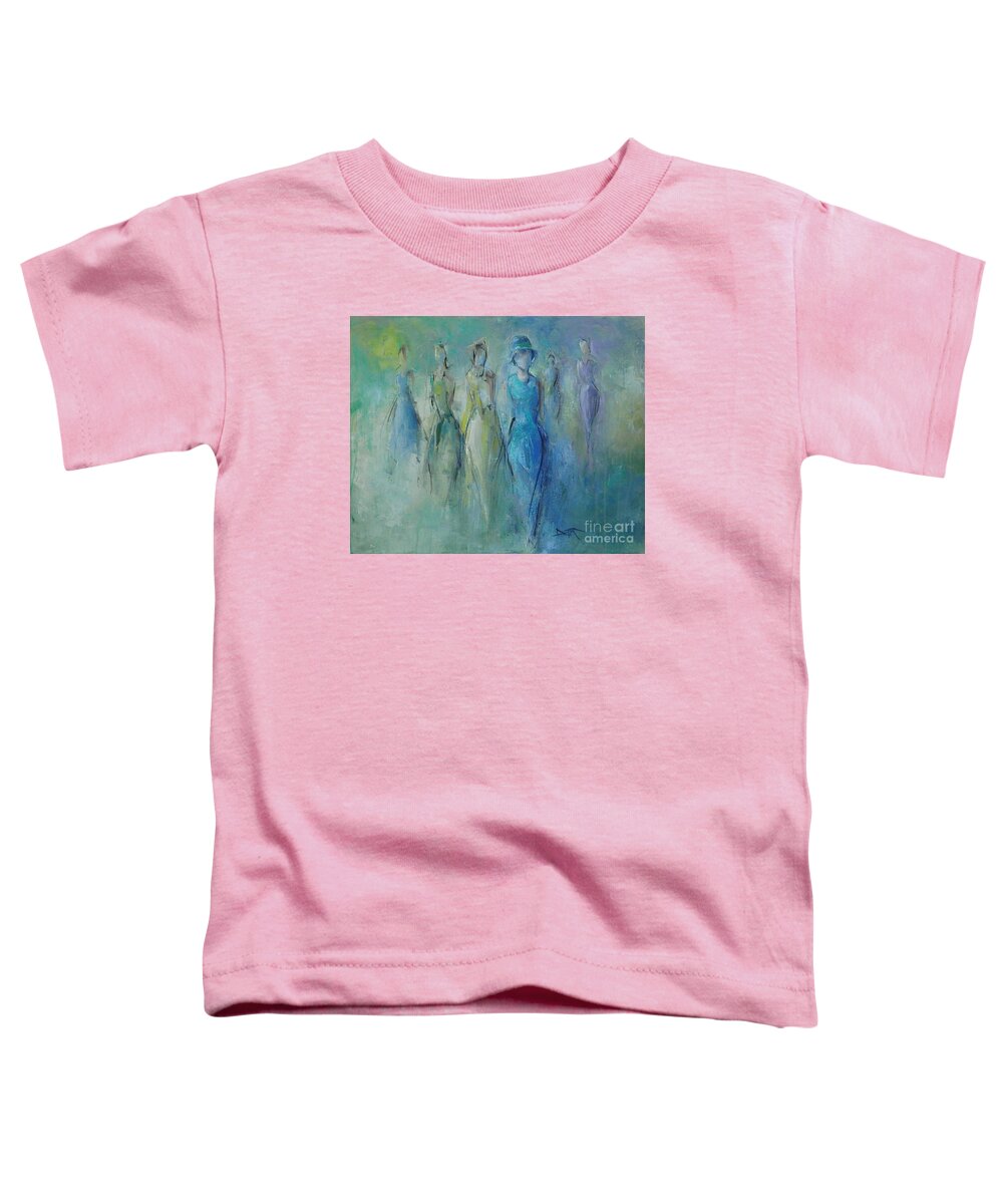 Beatles Toddler T-Shirt featuring the painting Eleanor Rigby by Dan Campbell