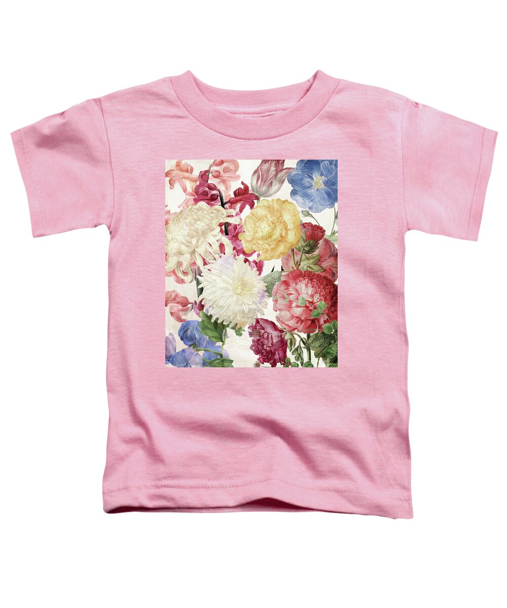 Florals Toddler T-Shirt featuring the painting Embry I by Mindy Sommers