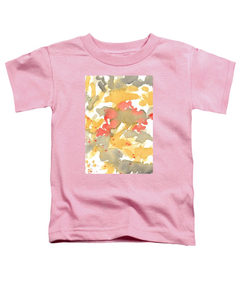 Watercolor Toddler T-Shirt featuring the painting Essentials by Marcy Brennan
