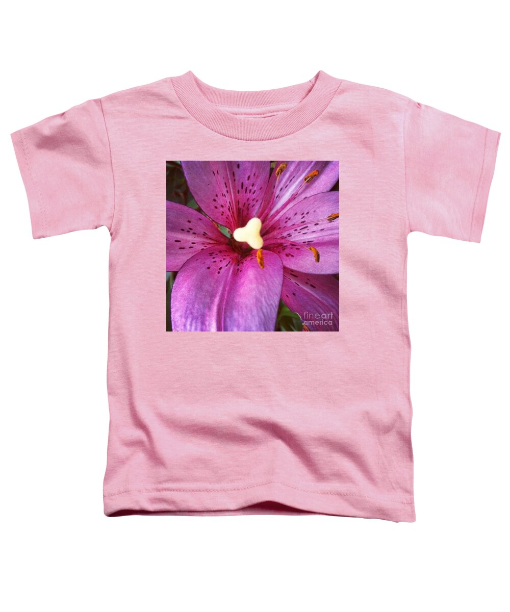 Lily Toddler T-Shirt featuring the photograph Flecked by Denise Railey