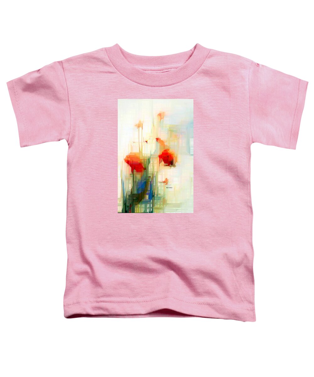 Art Toddler T-Shirt featuring the digital art Flower 9230 by Rafael Salazar