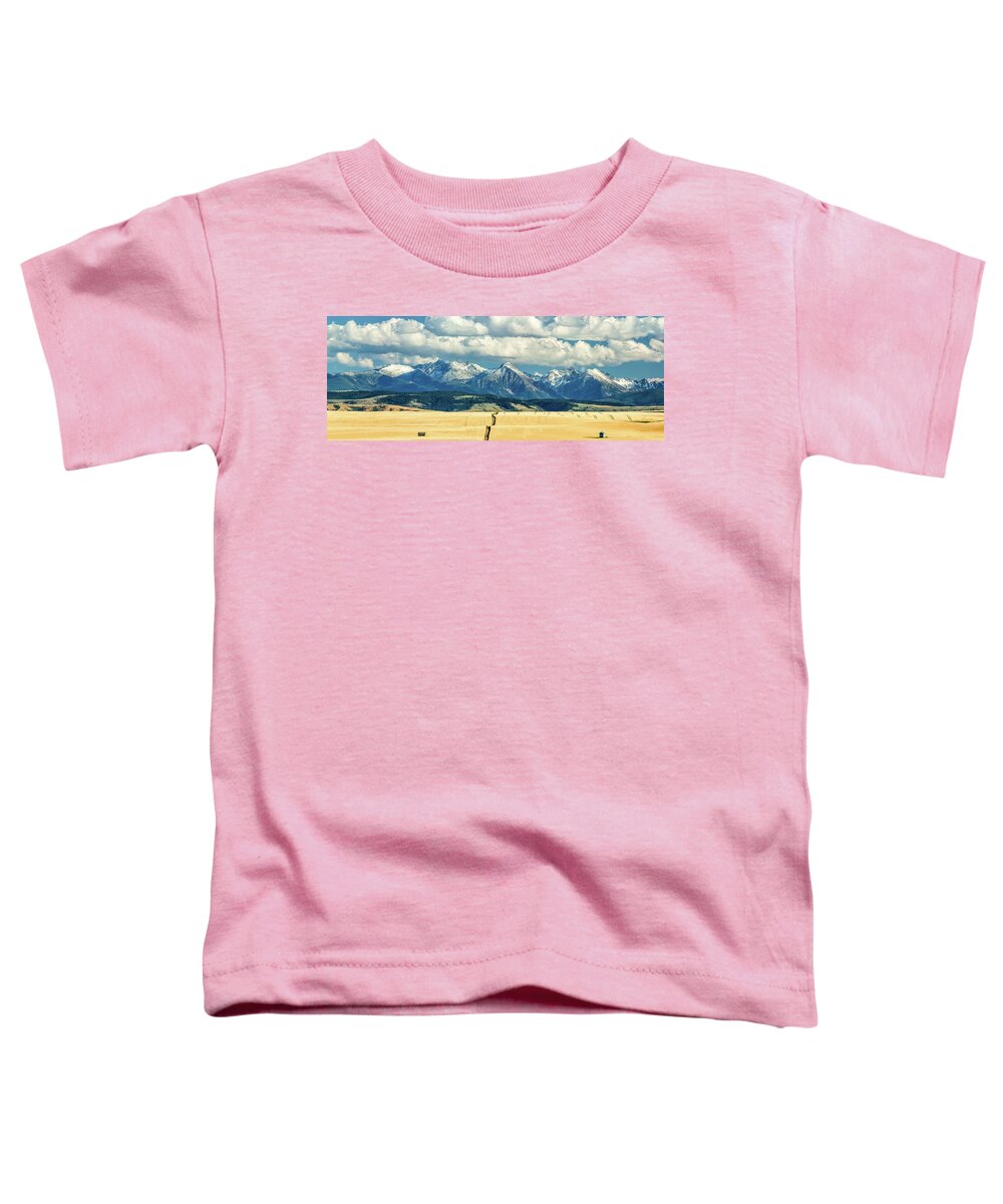 Bozeman Toddler T-Shirt featuring the photograph Gallatin Range by Todd Klassy