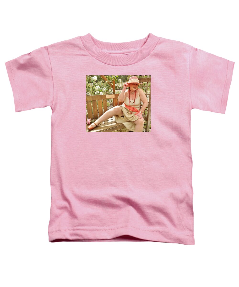  Toddler T-Shirt featuring the photograph Garden Gypsy by VLee Watson